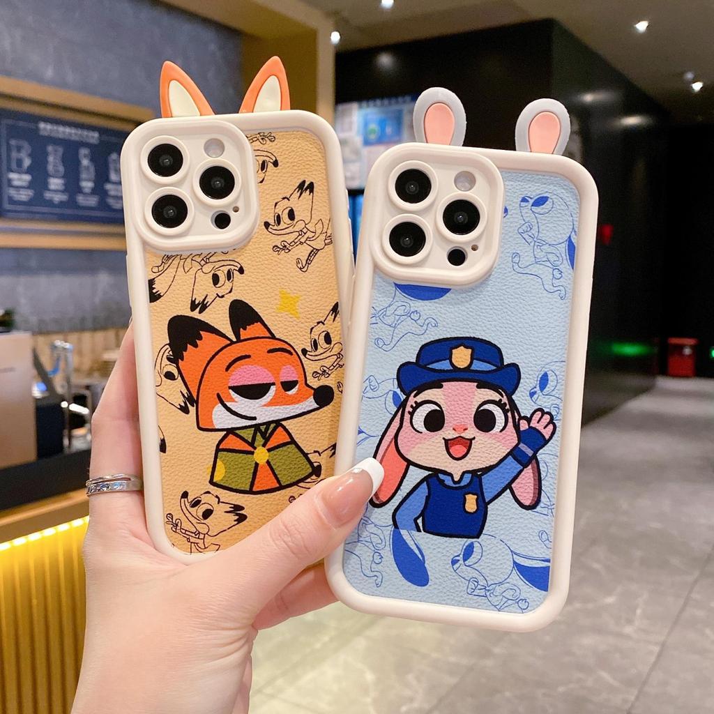 Zootopia for iPhone 17 case iPhone16Pro anime police officer Judy Nick cartoon case