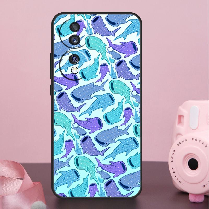Whale Sharks Case For Honor 90 70 50 10 Magic 5 Lite Magic 6 Pro X7 X8 X9 X6a X7a X8a X9a X9b X8b Cover
