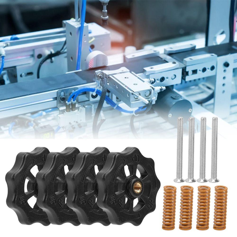 4pcs Precision Leveling Kit Nuts Durable Hot Bed Spring Upgraded Leveling Nuts Hot Bed Leveling