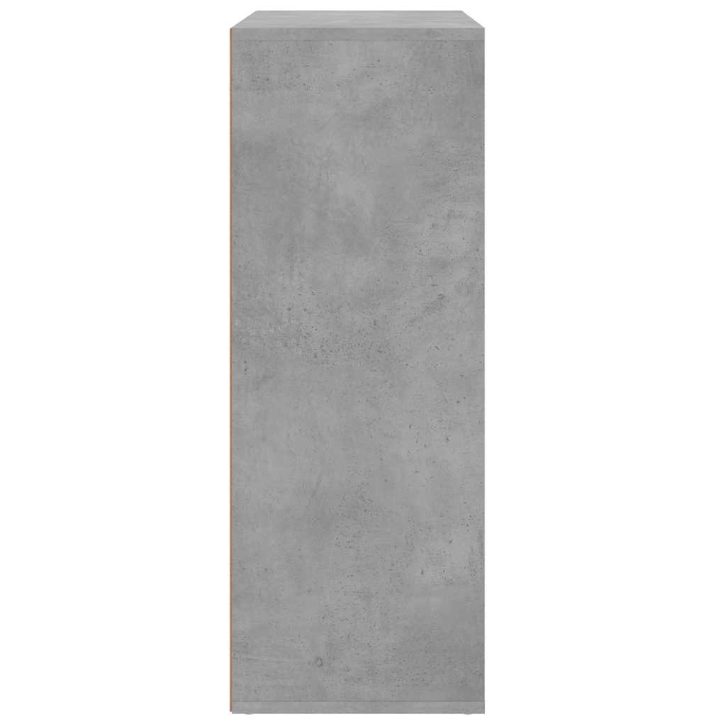 Vidaxl Szafka, Szarość Betonu, 60X31X84 Cm, Materiał Drewnopochodny