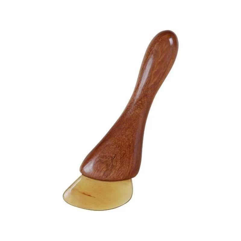 Sandalwood Multifunctional Scalp Massage Comb: Hair Loss Therapy, Gua Sha, Face & Eye Meridian Dredging Tool
