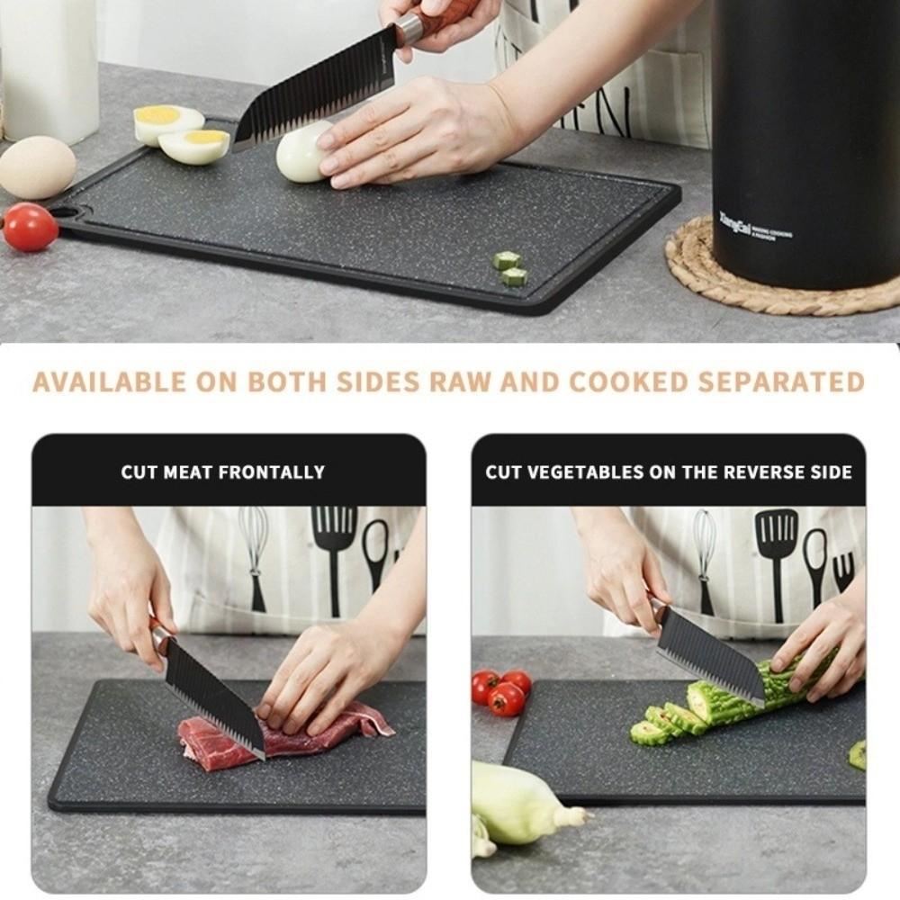 Antypoślizgowa Deska do Krojenia Owoców i Warzyw Antybakteryjna Deska do Krojenia Mięsa Plastikowa Deska do Siekania