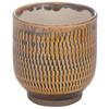 Yamashita Craft X Onta Black Tobiki 451290 Teacup, Brown, 7 H8cm, Ware, Pattern,