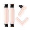 2 Stück Gel-Eyeliner-Stift-Set, Geflügelter Flüssig-Eyeliner-Stempel, Faltbarer Doppelseitiger Schwarzer Eyeliner-Stift, Lazy Cat Eye Schablonen Augen-Tattoo Make-up(C, M