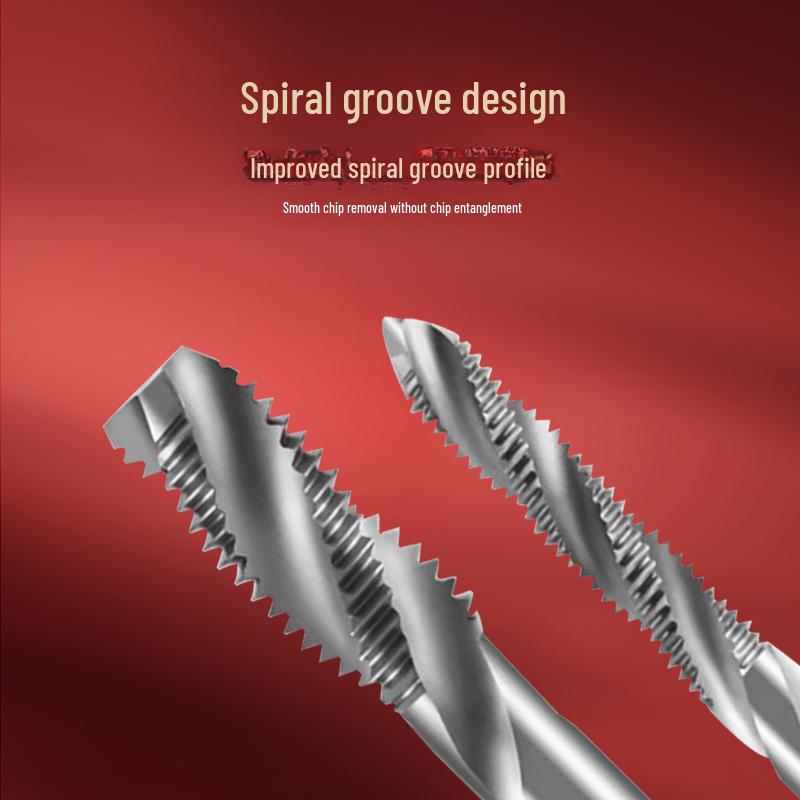 Tiangong Spiral Tap for Fine Thread Tapping (M2-M6) In Iron, Aluminum, Copper, Steel, and Stainless Steel.