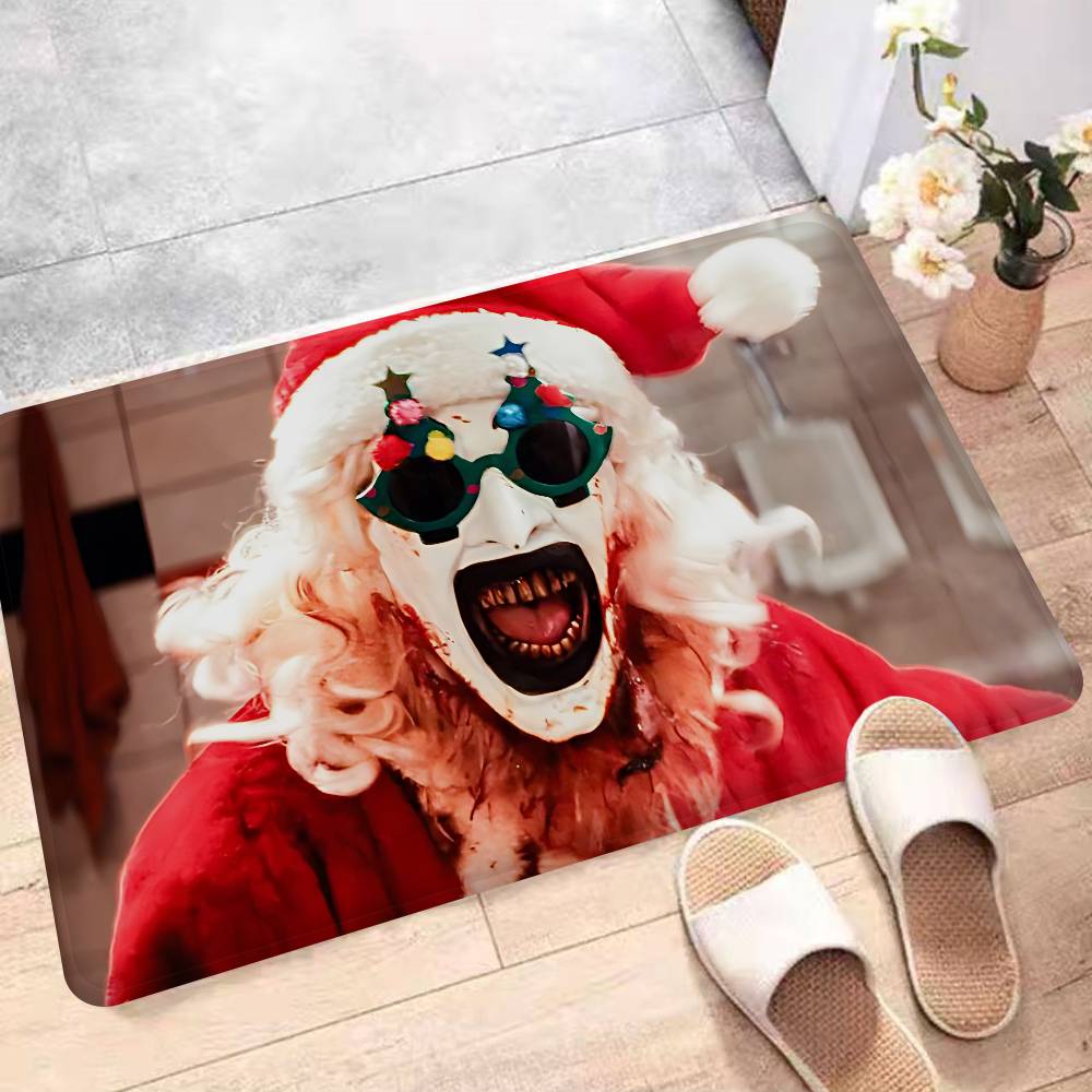 Horror Movie Terrifiers Floor Mat INS Style Soft Bedroom Floor House Laundry Room Mat Anti-skid Household Carpets