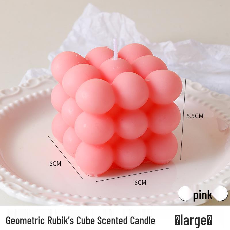 Shaping Magic Cube Aroma Candle: Elegant Home Decor & Unique Birthday Gift