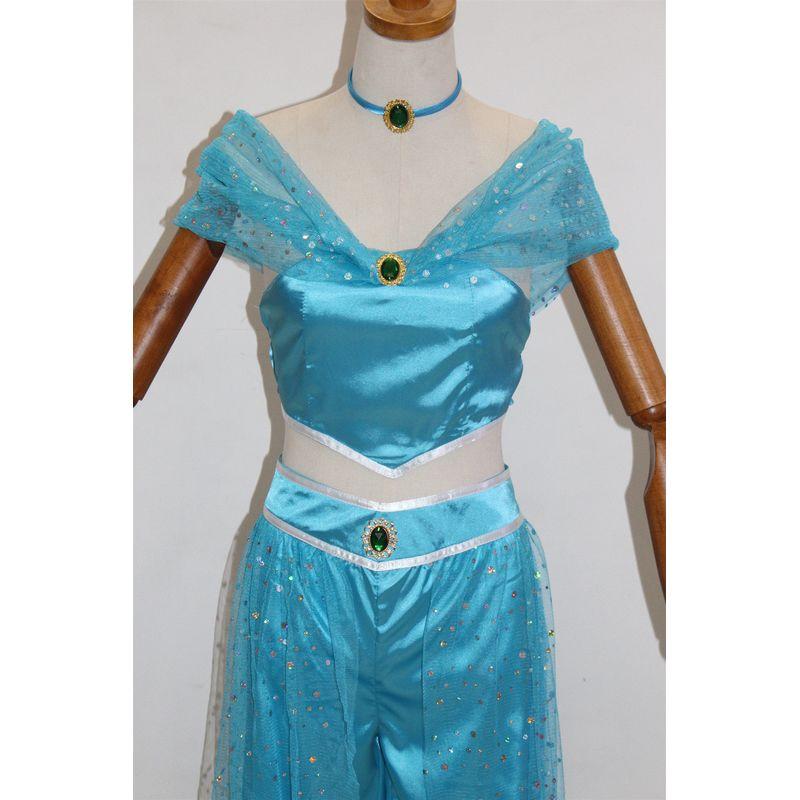 

Aladdin s Magic Lamp Jasmine Princess Dress Jasmine Princess Cosplay Costume Aladdin s Magic Lamp Cosplay Outfit Aladdin Princess Jasmine L