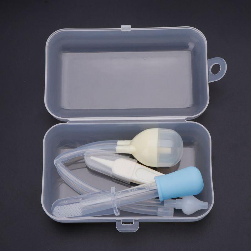 4 szt. Zestaw do pielęgnacji noworodków Opieka zdrowotna Aspirator do nosa Zestaw do karmienia z kroplomierzem