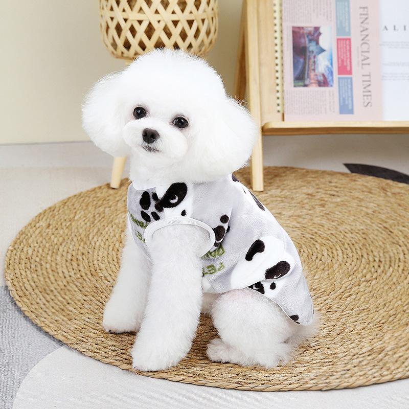 Warm Flannel Pet Pajamas for Dogs and Cats