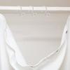 12Pcs T-Bar Curtain Hooks Metal Shower Rings Seamless Slide No Bunching Modern Bathroom Decor Shower Curtain Hooks