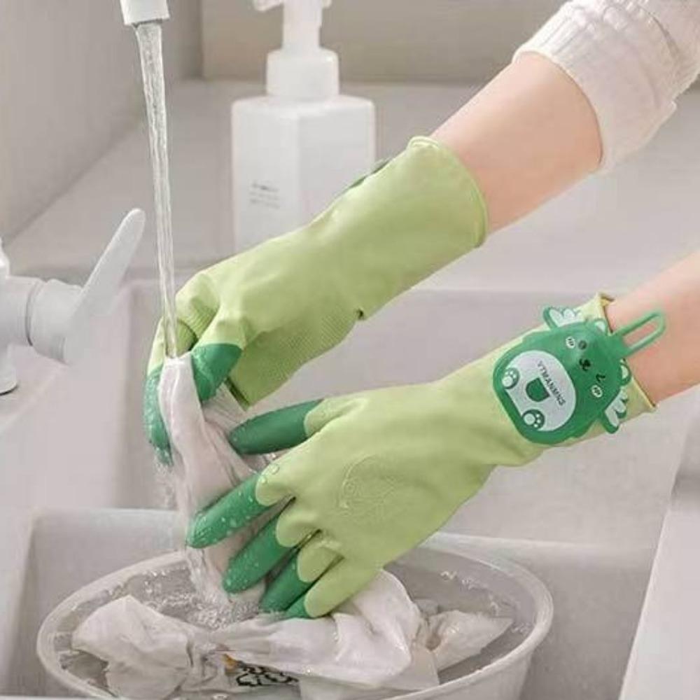 Non-Slip Kitchen Cleaning Gloves Tear-Resistant Laundry Cleaning Gloves Dishwashing Gloves Laundry