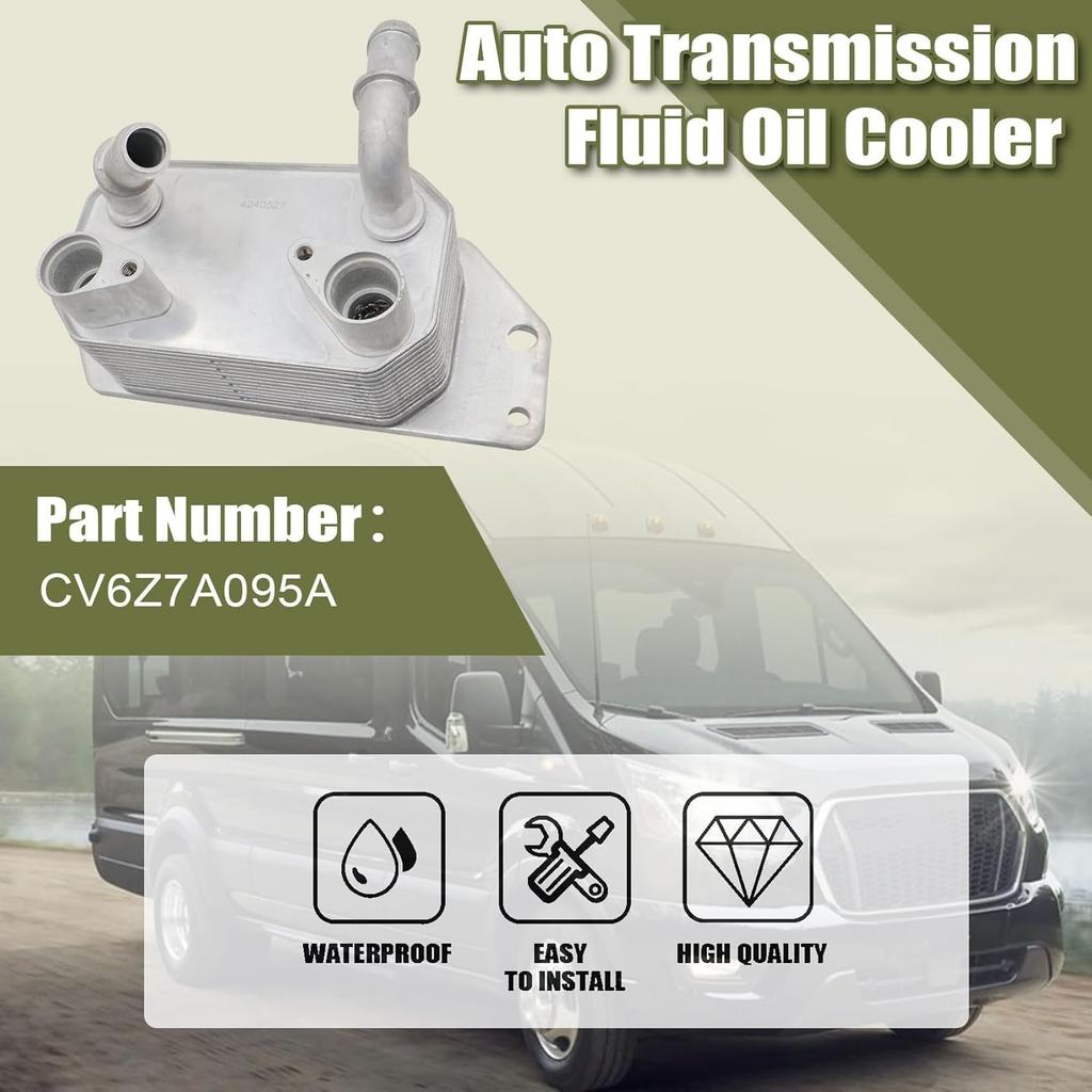Priprilod Auto Transmission Fluid Oil Cooler Compatible with Ford Escape 2013-2019 Compatible with Ford Transit Connect 2014-2022#CV6Z7A095A