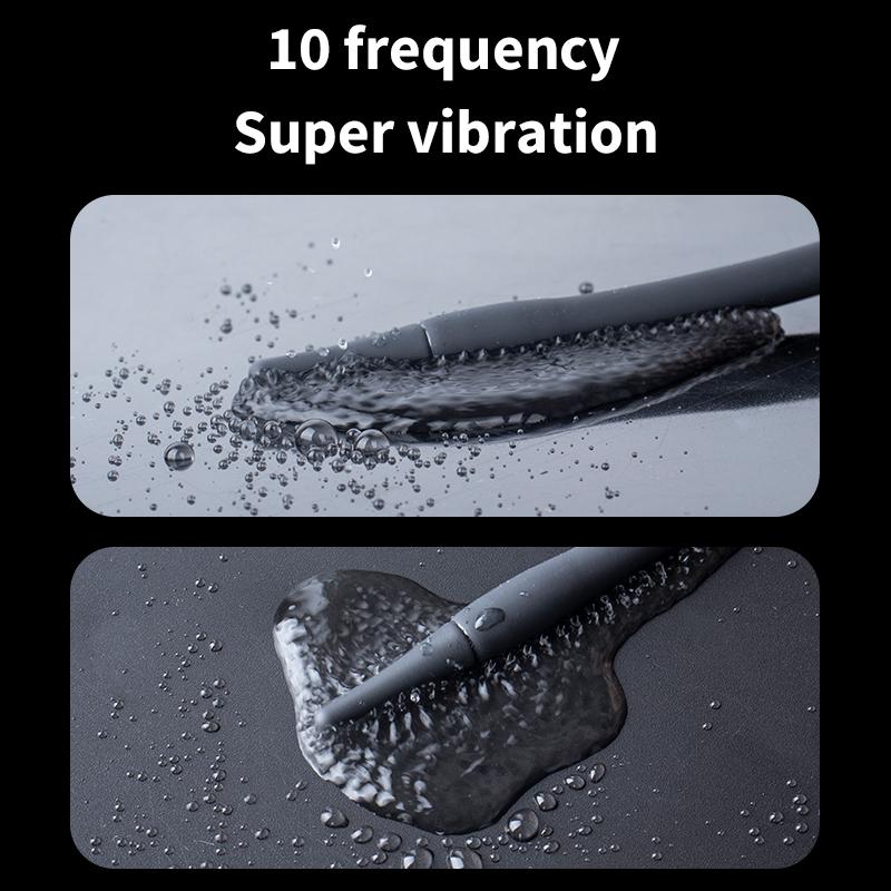 Men urethral catheter Vibrator Penis Plug Sounding Insertion Horse Eye Stick  Stimulator Prostate Massager Masturbator Sex Toys