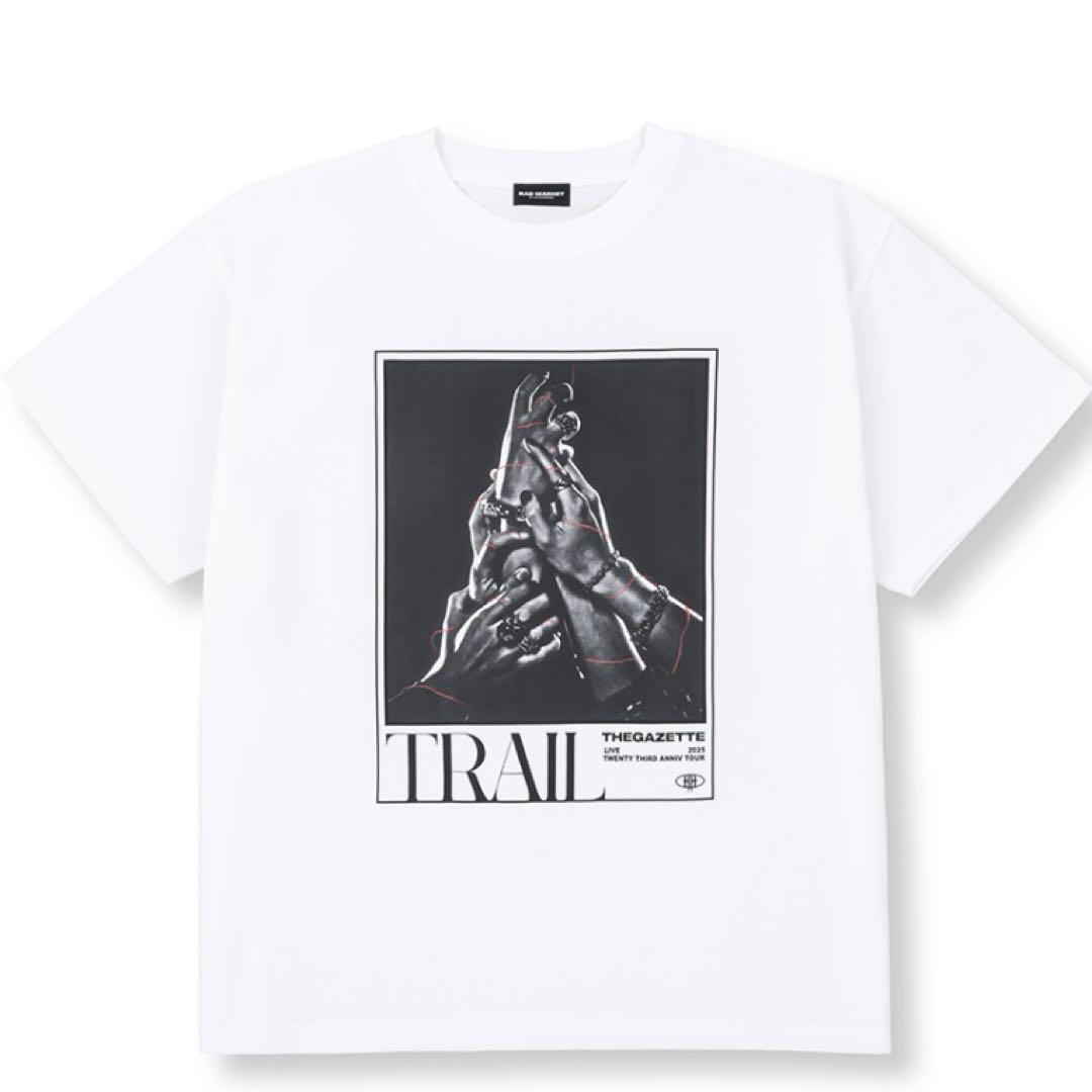 

[USED] the GazettE Trail White T-shirt RAD MARKET Gazette