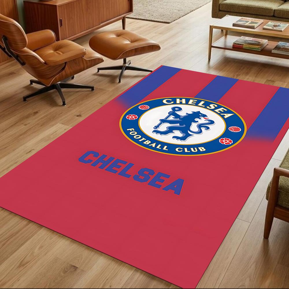 Chelsea Football Club Pride Washable Door Mat Soft Plush Stain-resistant Surface Doormat Elegant Luxury Rug Wedding Party Gift