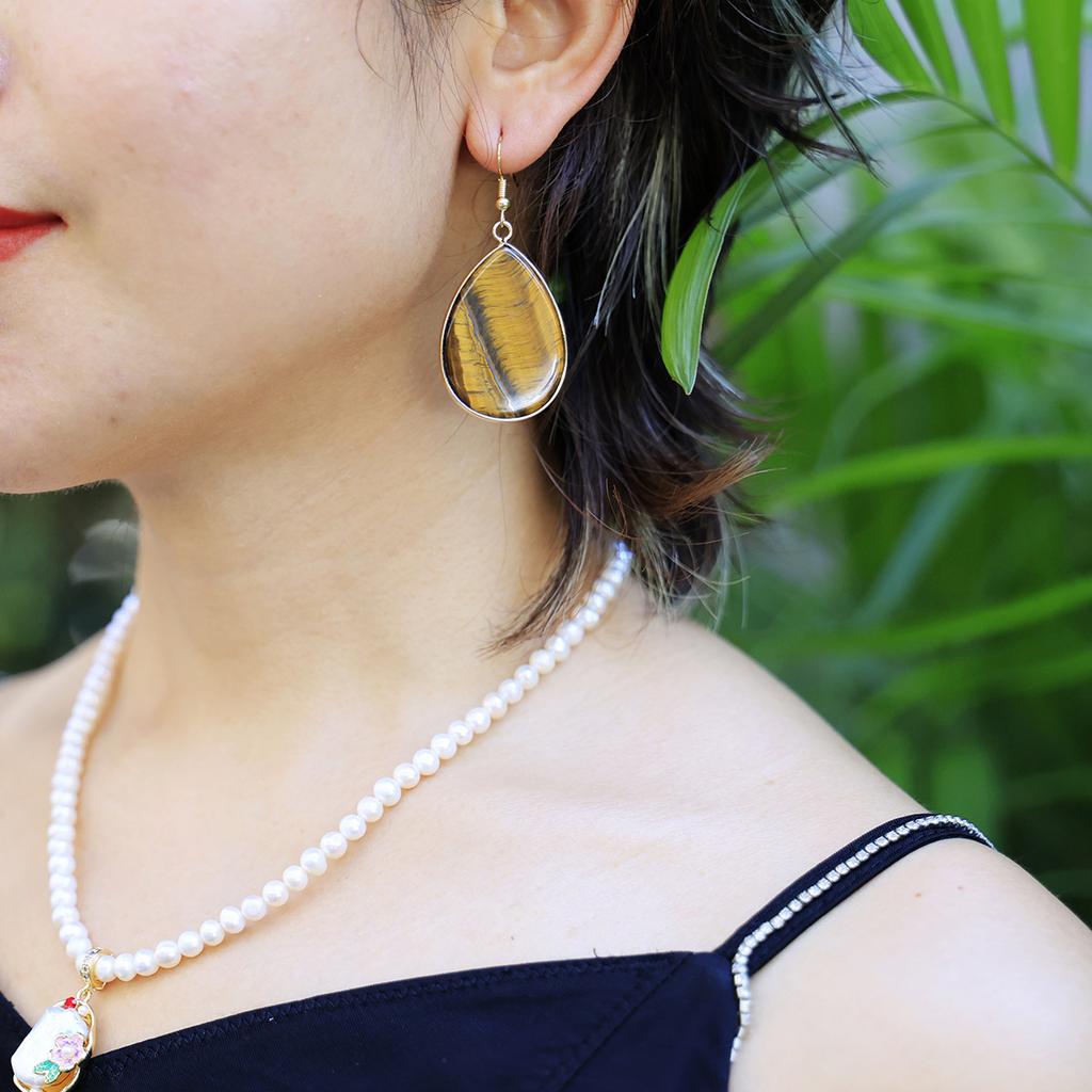 Bohemian Simple Water Drop Crystal Pendant Earrings Earrings Fashion Jewelry