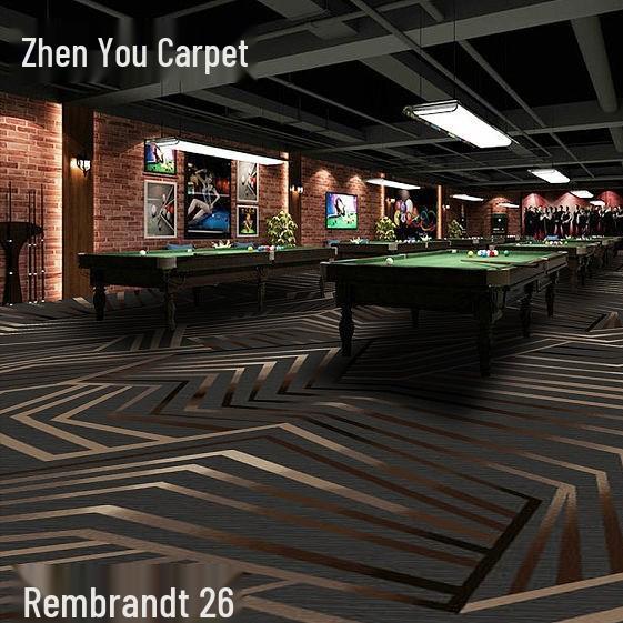 Fire-Resistant, Durable, Colorfast Billiard Room Nylon Carpet 650g