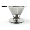 Handle with Stand Holder Reusable Cone Strainer Coffee Filter Drip Tools Pour Over Coffee Dripper