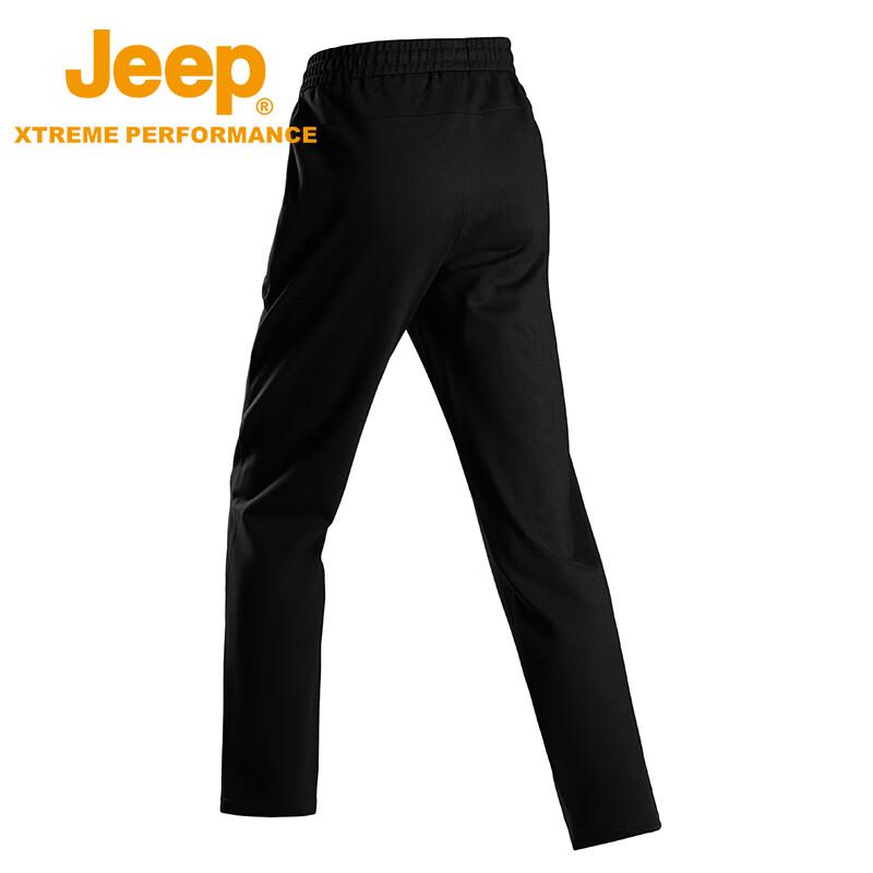 Jeep Men's Thickened Warm Outdoor Casual Knit Pants