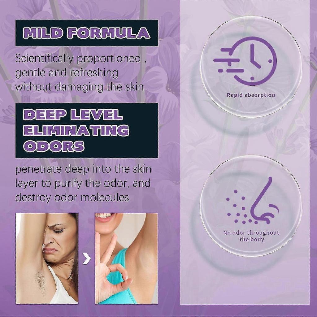 2 Pack Whole Body Deodorant - Invisible Cream Tube - 72 Hour Odor Control