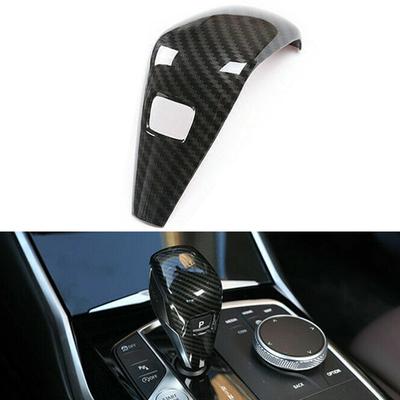 Autó Sebességváltó Gomb Dísz Kezelőgomb Borítás Karbon Szálas Mintázatú Matricák BMW 3-as sorozat G20 G28 2020 2021 2022 2023 ABS Kiegészítők
