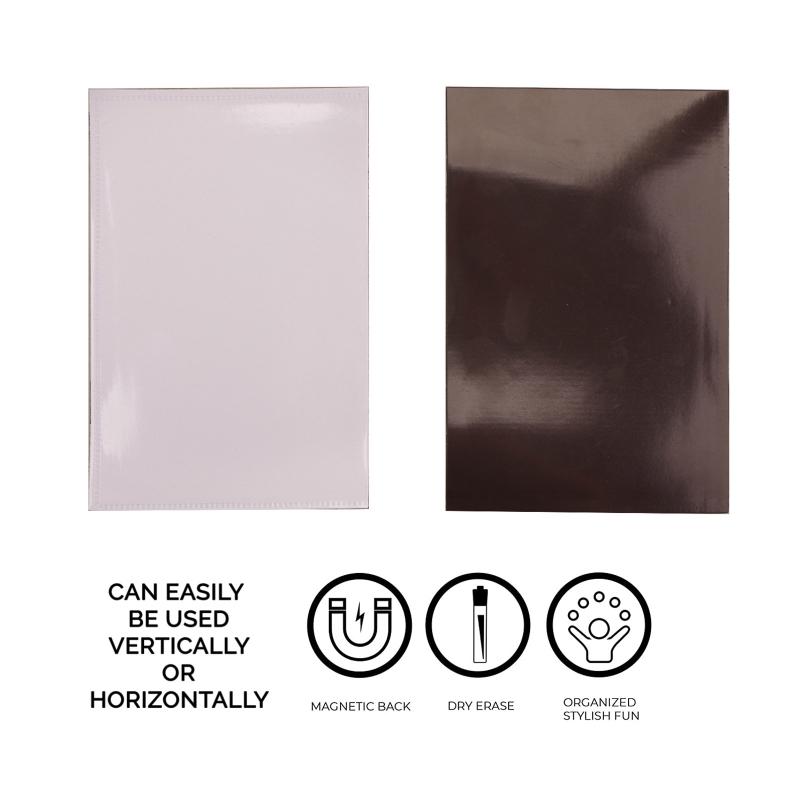 10 buc. Rame foto magnetice pentru frigider Rame foto pentru colaj de imagini pentru frigider și suprafețe metalice 5x7-inch/4x6-inch