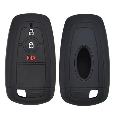 Custodia protettiva per portachiavi in silicone a 3 pulsanti per Ford Escape Eco Sport 2021 2020 2019 2018 2017