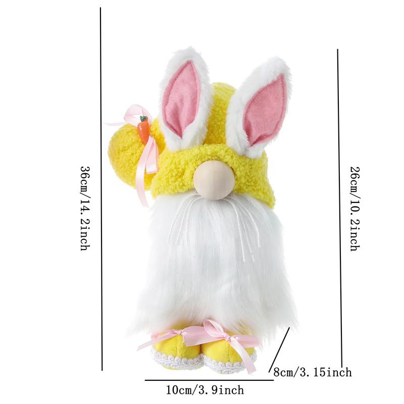 Easter Gnome Bunny Rabbit Nordic Gonk Tomte Pluszowe zabawki Lalki ozdoby Prezenty dla dzieci