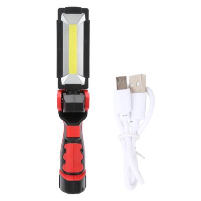 Arbeitsleuchte USB Wiederaufladbar 5 Lichtmodi Schweißfest Faltbar COB Handheld Mobil Magnetisch