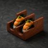 U-Shaped Sushi Serving Rack Sleek for Home Entertaining