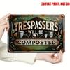 Metal Sign Wall Art Decor, Vintage Tin Plate Painting, Home Gift 20x30cm