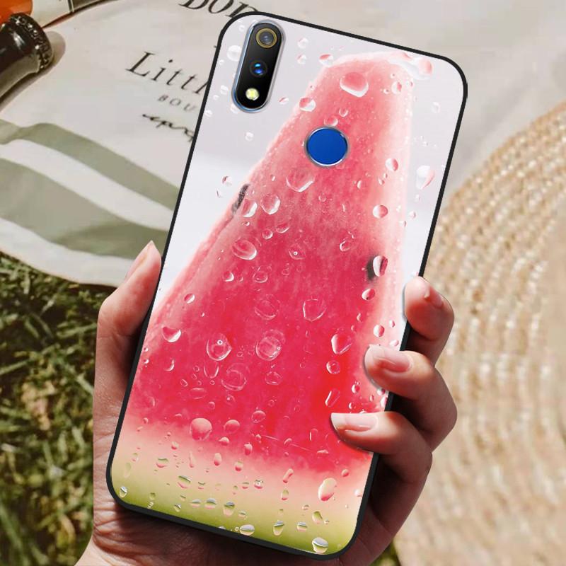 Realme 3 Pro Kılıfı Yumuşak Silikon TPU Arka Kapak OPPO Realme 3 Pro RMX1851 İçin Kılıf Funda Realme3 RMX1825 RMX1821 Darbeye Dayanıklı