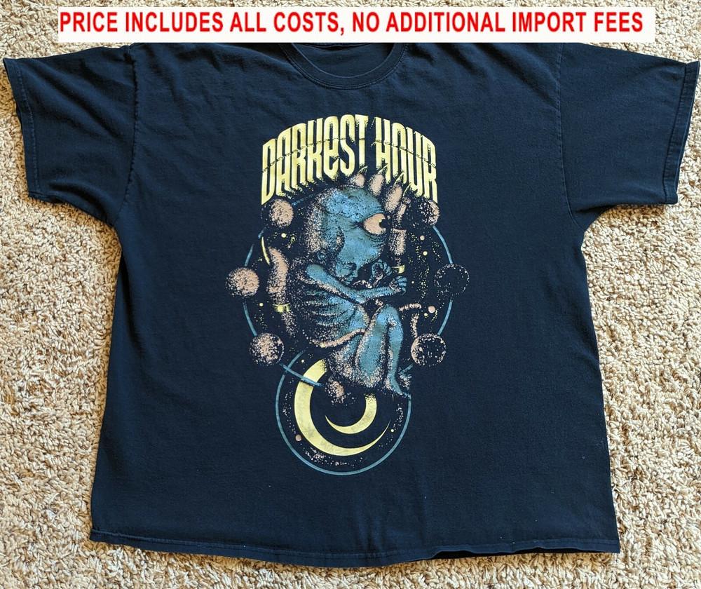 Rare! Vintage Darkest Hour Summer Tour 2014 T Shirt Fan SG153  Unisex T-Shirt S