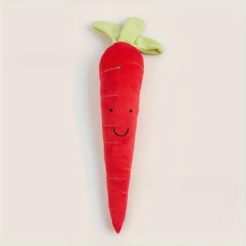 Pet Plush Sound Toy Dog Bite-resistant Toy Cat Dog Bite-resistant Sound Toy Sub-dog Toy Carrot 2025
