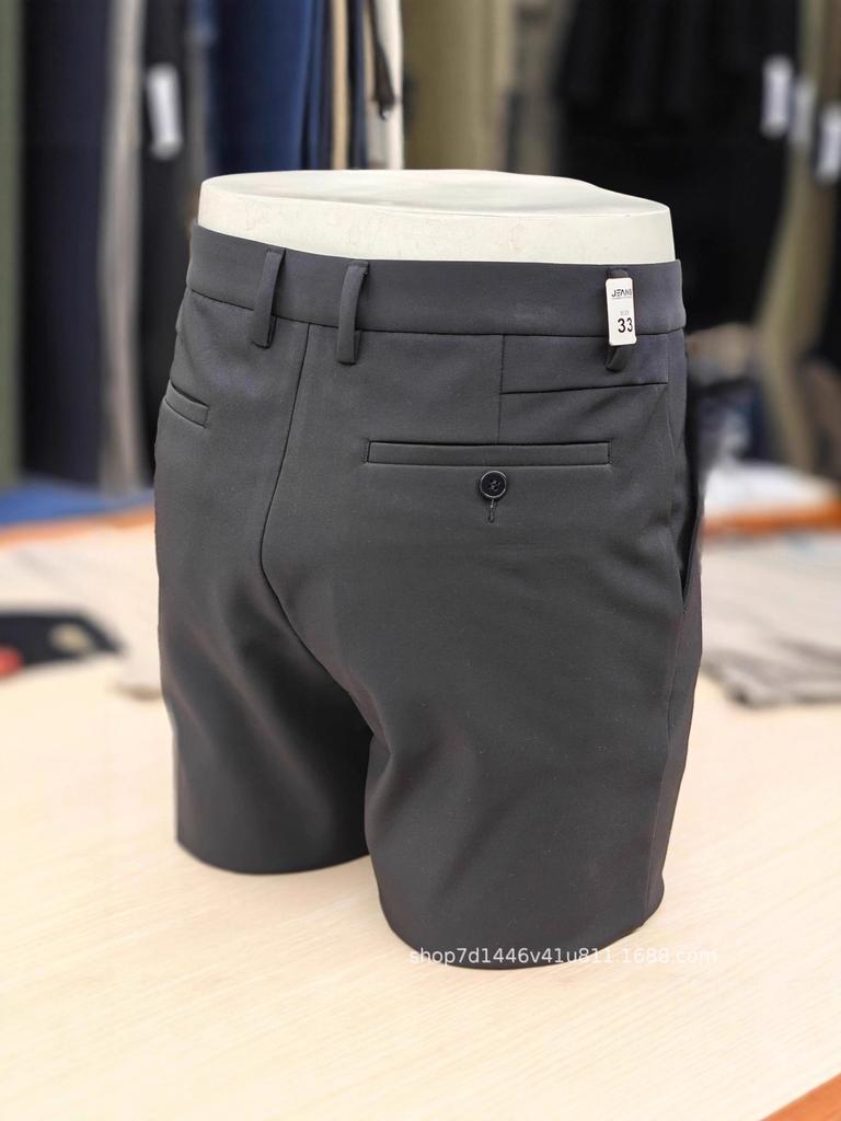 Men's Elastic Slim Fit Casual Pants: Versatile, Plus Size, Straight-Leg Trousers for Spring and Autumn 2025.