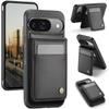 Magnetic 2 In 1 Detachable for Google Pixel 9 Pro XL/9 Pro/9A Wallet Case with Card Holder, Magnetic Flip Kickstand Credit Slots