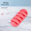 Multi-Hole Self-Adhesive Cable Organizer and Power Cord Holder
