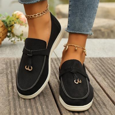 Large Size Women's Shoes New European and American Foreign Trade Pedal High-grade Carrefour Doudou Shoes Women