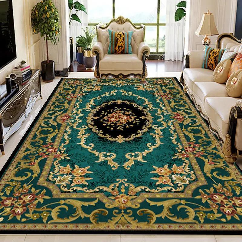 European Style Carpet Living Room Large Area Rugs Bedroom Bedside Mat Home Porch Entry Doormat Alfombras Para La Sala Moderna