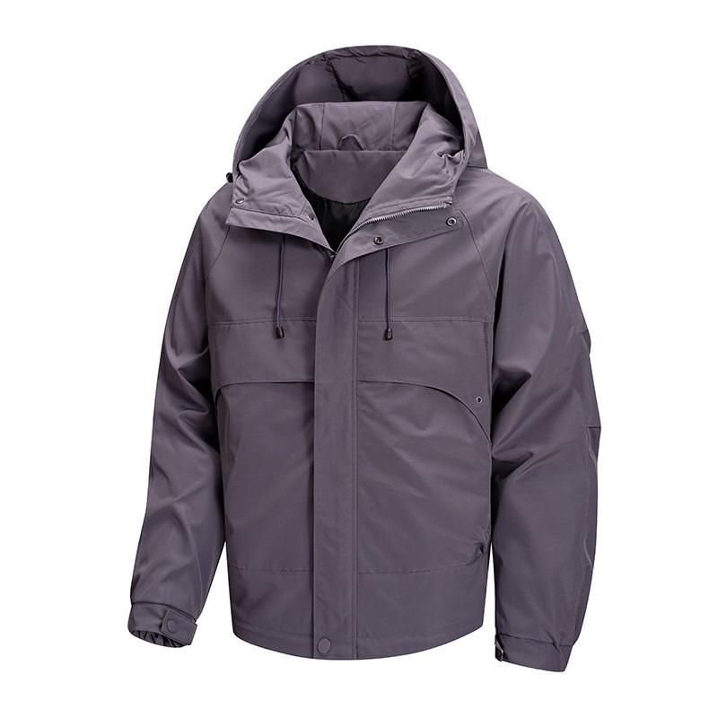 Mens Outdoor Casual Jacket Trendy American Style Multi-Pocket Workwear Windproof Coat