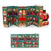 Dream Express Advent Calendar 2025 24 Days Christmas Countdown Train with Drawers Holiday Decor for Kids Adults