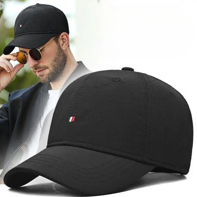 Neue Einfache Standard Großer Kopf Runde Kappe Frühling und Sommer Sonnenschutz Baseballkappe Trend Lässig Sonnenblende Hut Herren