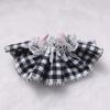 Lace Doll Clothes Dress Grid Plush Toys Clothes Toy Outfit 10cm Cotton Doll Clothes  Children Gift