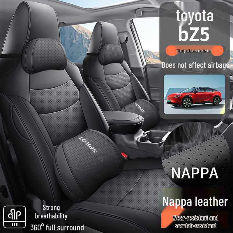 2025 Toyota bz5 Full Coverage Perforated Leather Seat Cover - Universal Four Seasons Cushion