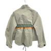 Sacai 22AW 22-06187 Khaki Cotton Gabardine Mix Blouson Jacket 1 beigeUsed