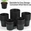 4/5/6inch Nursery Pots with Drainage Hole Thickened Plants Nursery Seeding Cup Grow Box Seed Starter Pot Garden Potted Container