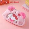 Paha Dog Plush Pencil Case With Cute Design For Students And Office Use