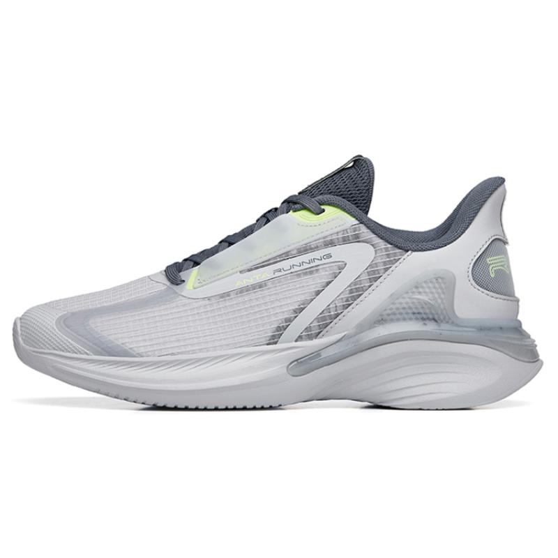 Anta Running Collection Low-Top Running Shoes Men s Gray Green Sneakers 45