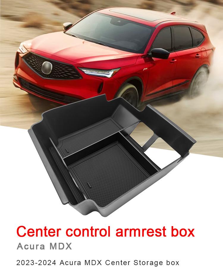 BEG1 Suitable for 22-24 Acura MDX modified central Acura central control mdx compartment armrest box storage box storage чёрный